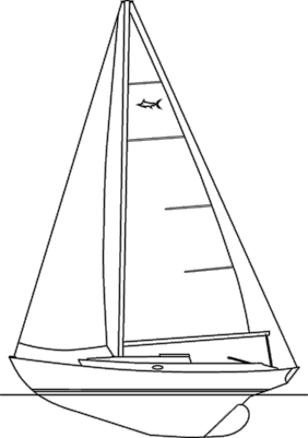 Marlin line drawing